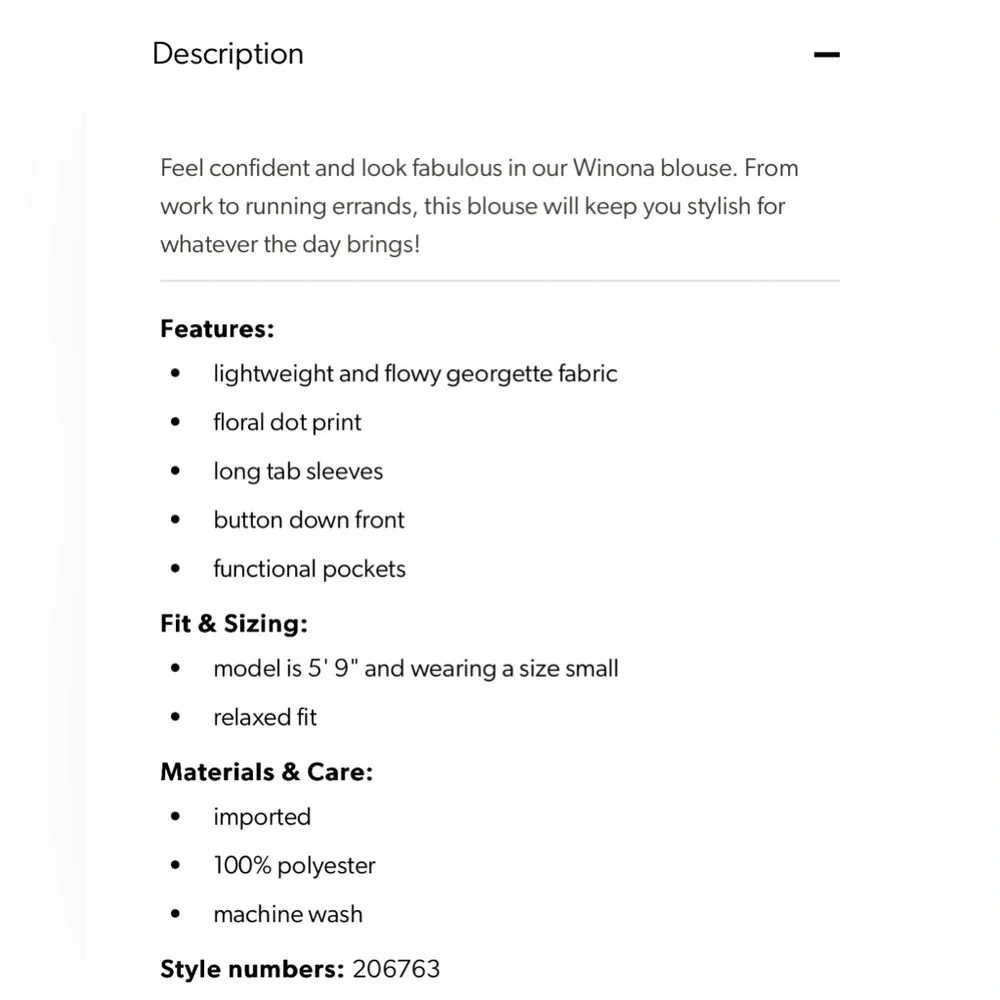 Maurices Peach Floral Polka Dot Blouse - Picture 3 of 9